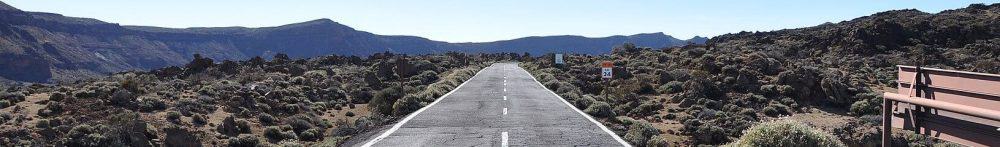 TF-21 road in the Canarias Island's